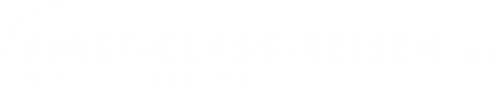 Webdesign, Branding und Copywriting für First-Class-Reisen first-class-reisen.de Logo Weiß
