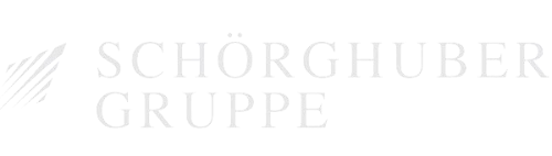 Webdesign und Werbetexte für die Schörghuber Gruppe aus München schoerghuber.group Logo Weiß